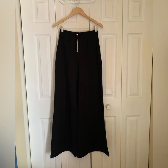 Ultra-Stretch Ponte Super Wide Leg Pants - Picture 5 of 15